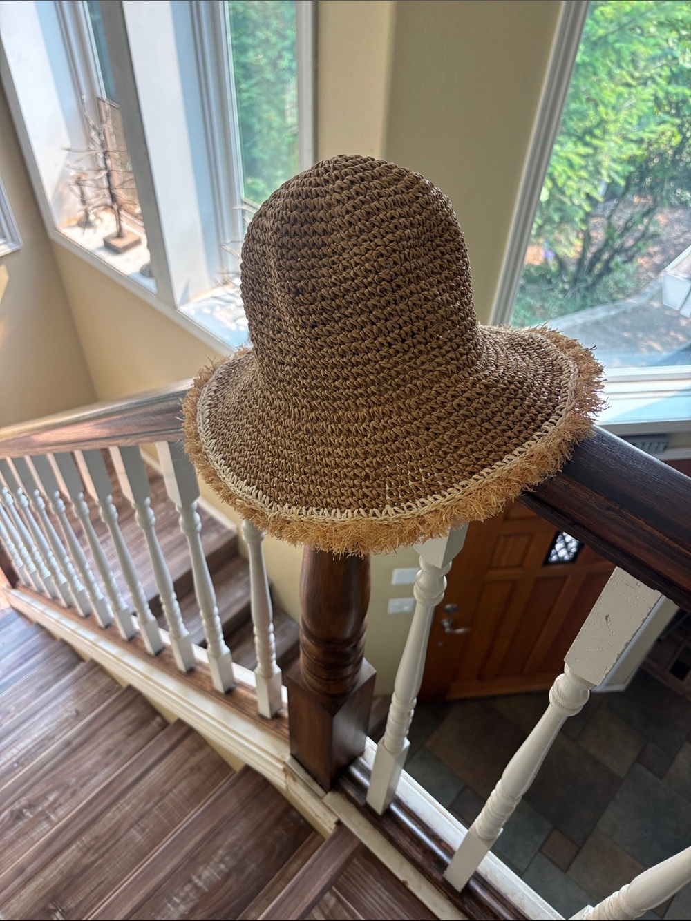 Straw Raffia Sun Hat - Casual, Floppy and Packable
